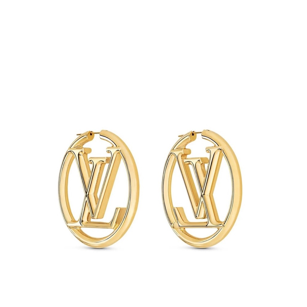 Louis Vuitton Louise Hoop Earrings - Gold